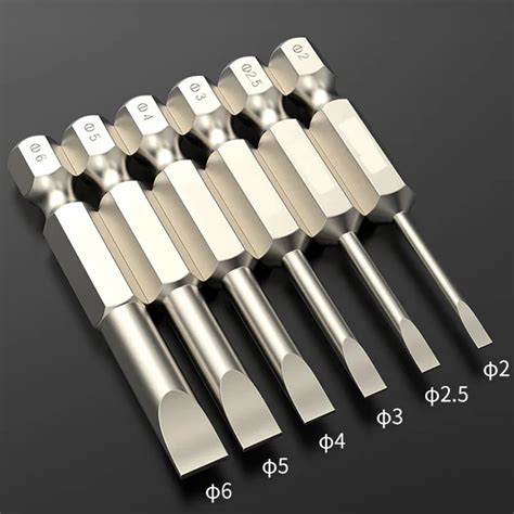 wide flat head screwdriver bits.